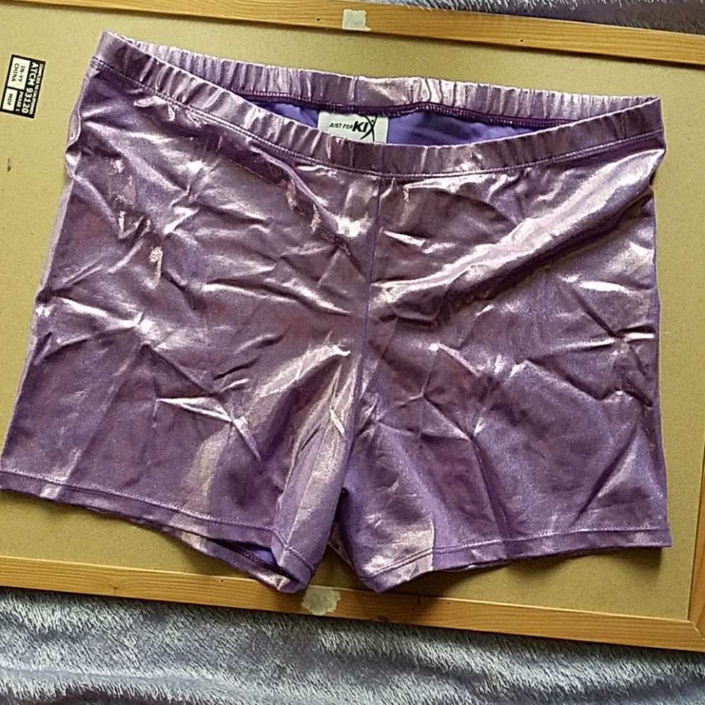 Just For Kix XXL Metallic Yoga Costume Shorts